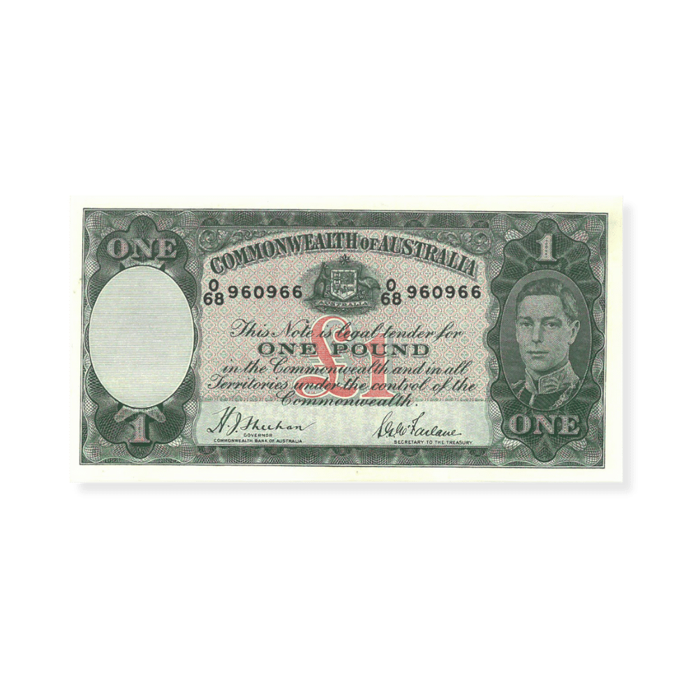 R29 1938 One Pound Banknote Extra Fine